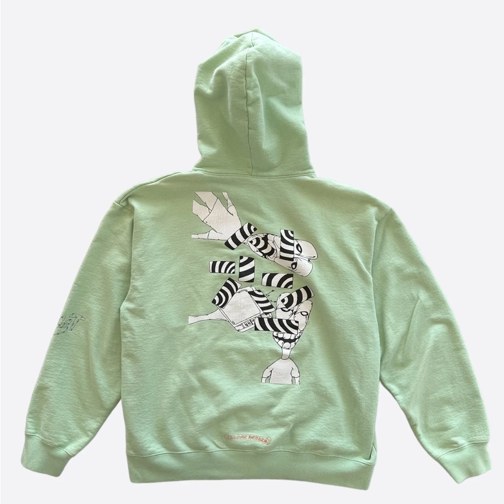 Chrome Hearts Matty Boy “Lust” hoodie - mint green